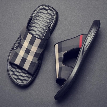 Muške platnene sandale za plažu, korejskog stila, slip-on, s PU uloškom i PU potplatom, za uzrast 18–40.