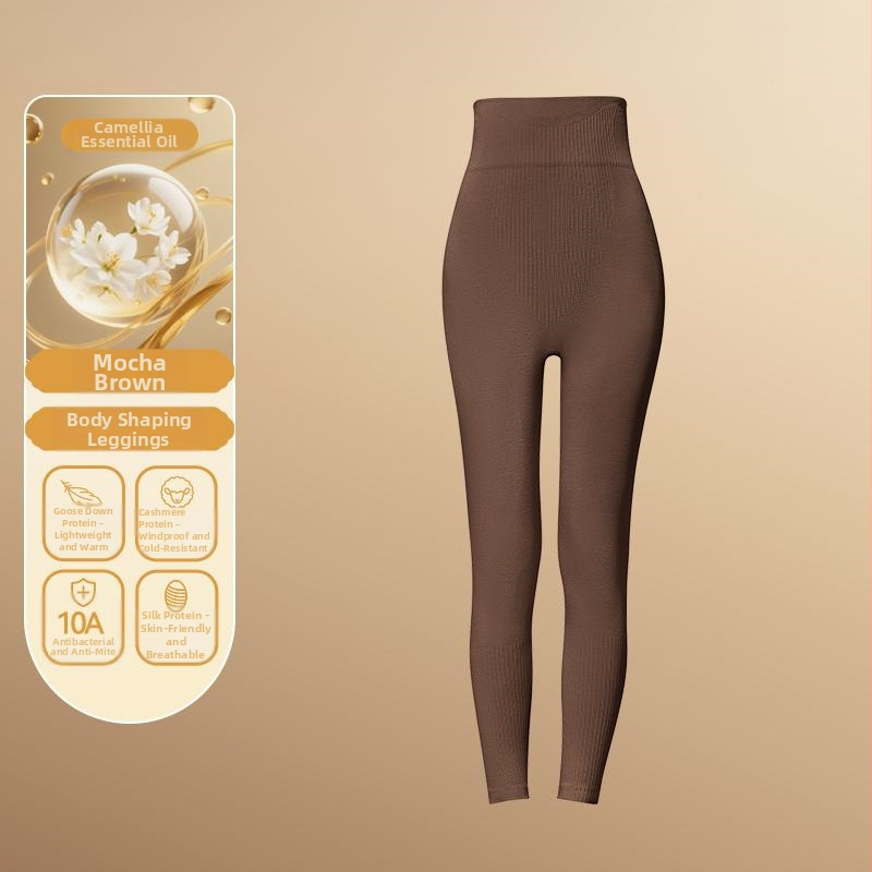 Set termic de bază pentru modelarea corpului: bumbac extensibil, două straturi, mâneci lungi, guler rotund, pantaloni