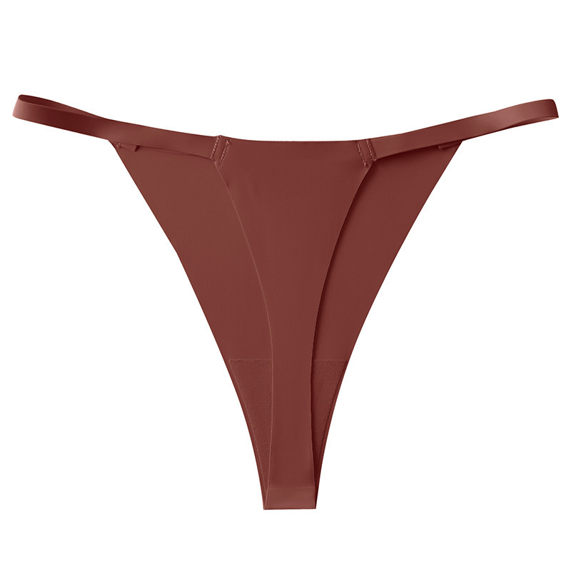 Női ice silk alsónemű, fő anyag nylon 80–90%, ágyéki bélés 100% pamut, alacsony derekú, légáteresztő, gyorsan száradó, láthatatlan