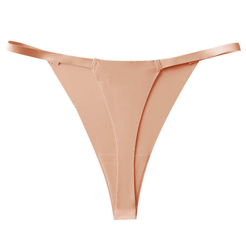 Női ice silk alsónemű, fő anyag nylon 80–90%, ágyéki bélés 100% pamut, alacsony derekú, légáteresztő, gyorsan száradó, láthatatlan