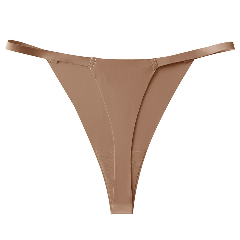 Női ice silk alsónemű, fő anyag nylon 80–90%, ágyéki bélés 100% pamut, alacsony derekú, légáteresztő, gyorsan száradó, láthatatlan