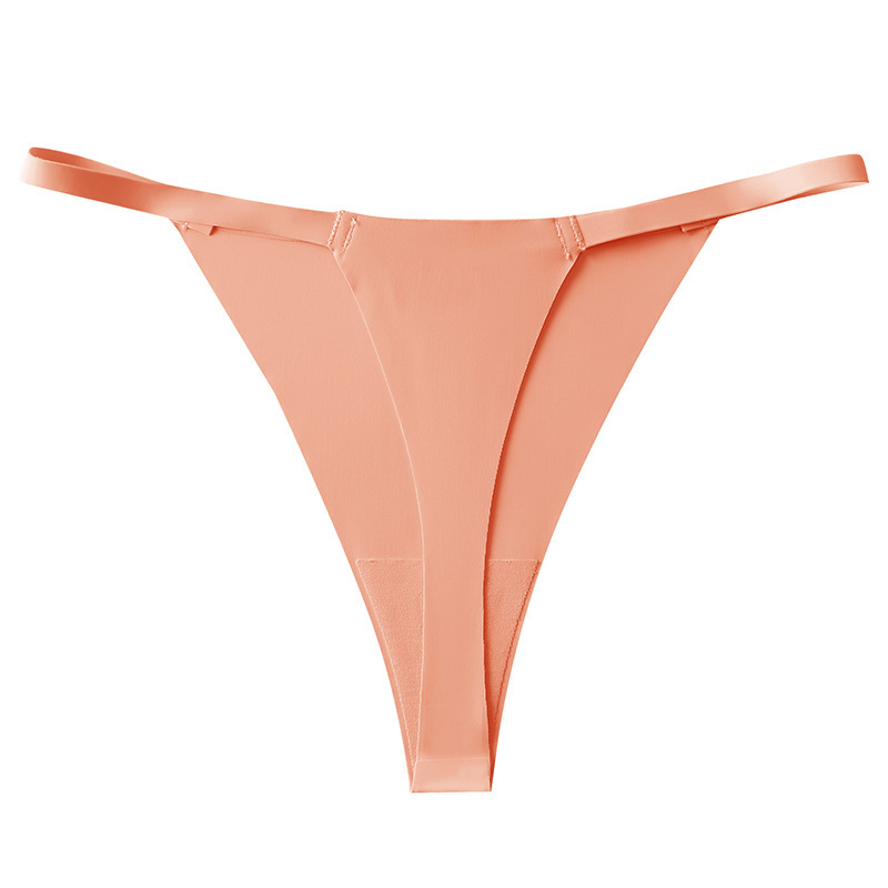 Női ice silk alsónemű, fő anyag nylon 80–90%, ágyéki bélés 100% pamut, alacsony derekú, légáteresztő, gyorsan száradó, láthatatlan