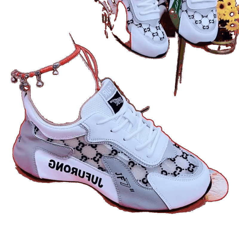 Ženske ljetne tenisice u stilu dad shoes, prozračne, lagane, protuklizne, srednje visoke, gumeni potplat