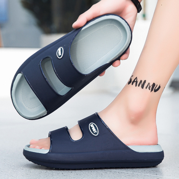 Férfi flip-flop papucs – casual stílus, TPU felső rész, injekciózott talp, talpanyag TUP