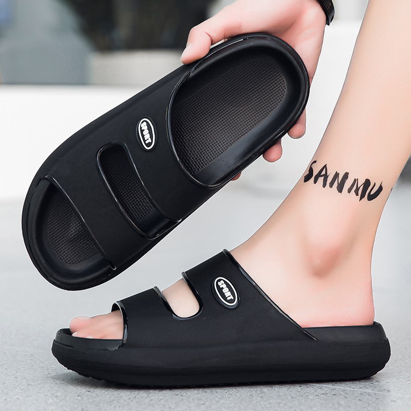 Férfi flip-flop papucs – casual stílus, TPU felső rész, injekciózott talp, talpanyag TUP