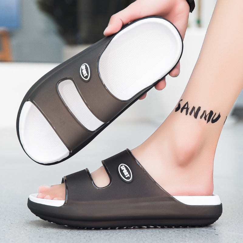 Férfi flip-flop papucs – casual stílus, TPU felső rész, injekciózott talp, talpanyag TUP