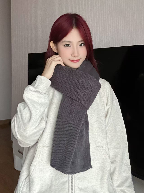 Šal za žene, korejskog stila, topao, način tkanja warp knitting, imitacija kašmira, poliester, bez glačanja, zimska sezona