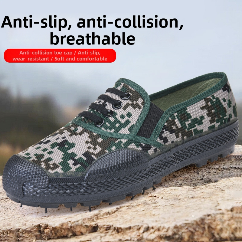 Προπονητικά παπούτσια με διαπνοή από δίχτυώδες επάνω μέρος, καουτσούκ σόλα, χωρίς κορδόνια, χαμηλό προφίλ για άνδρες