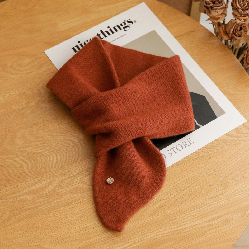 Плетен шал за врата - овча вълна, warp knitting, запазва топлината, зима, стил: универсален и елегантен