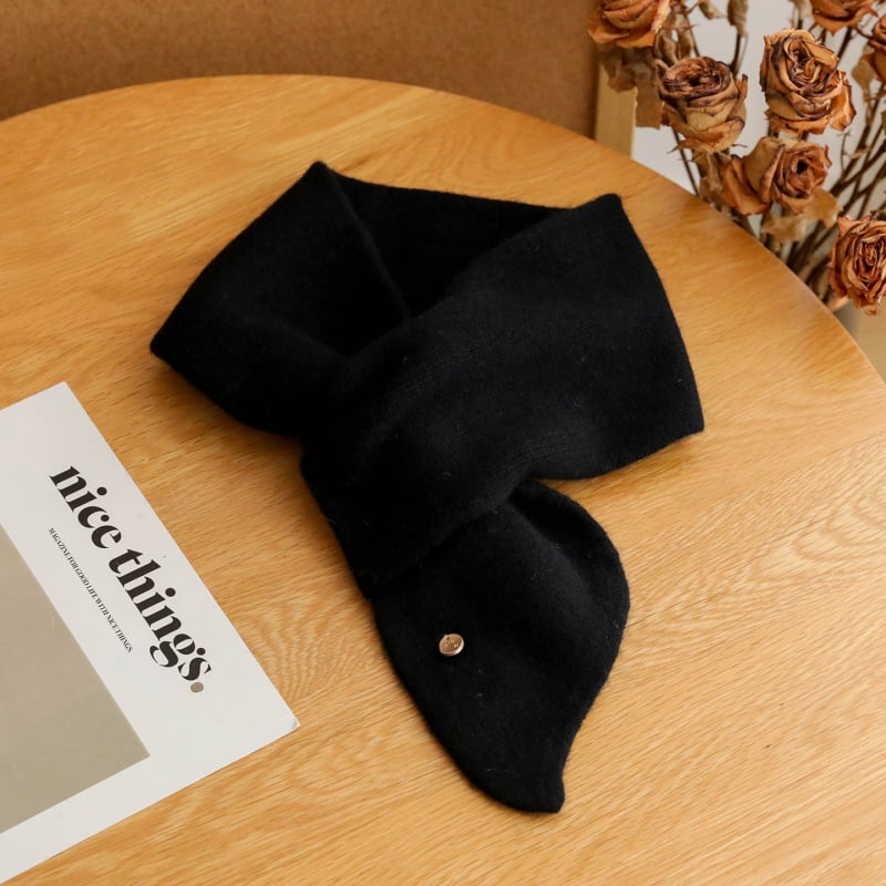 Плетен шал за врата - овча вълна, warp knitting, запазва топлината, зима, стил: универсален и елегантен