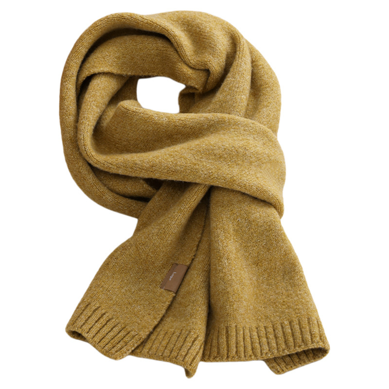 Gyapjúkeverék sál, koreai stílusú, hosszított hosszúságú, melegen tart télen, 61–70% gyapjú, poliészter