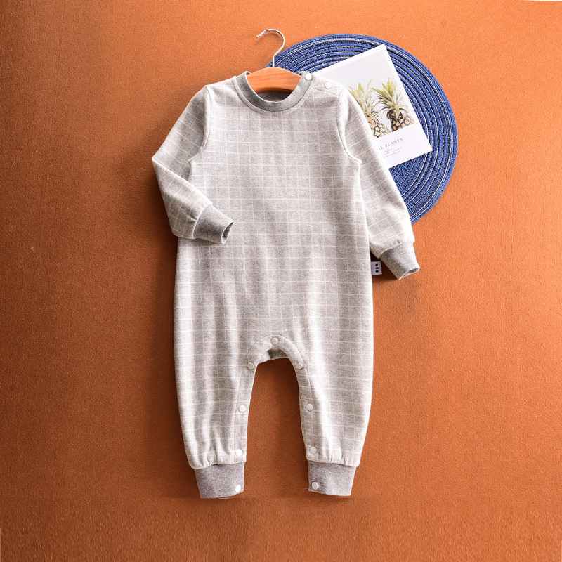 Παιδικός ρόμπερ από βαμβάκι με μακριά μανίκια, unisex, κορεατικού στυλ, για 3–8 ετών, 95% βαμβάκι