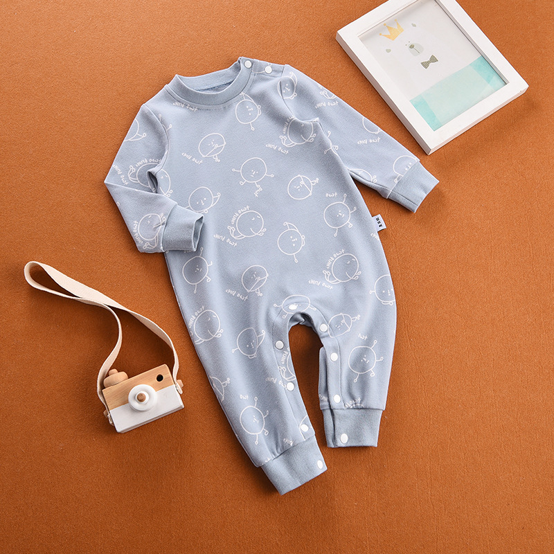 Παιδικός ρόμπερ από βαμβάκι με μακριά μανίκια, unisex, κορεατικού στυλ, για 3–8 ετών, 95% βαμβάκι