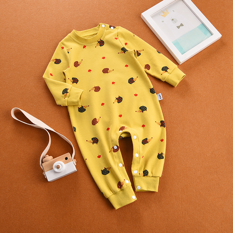 Παιδικός ρόμπερ από βαμβάκι με μακριά μανίκια, unisex, κορεατικού στυλ, για 3–8 ετών, 95% βαμβάκι