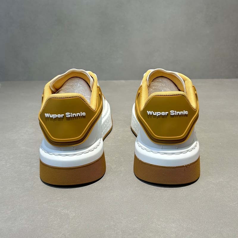 Uniszex mindennapi sportcipők többpaneles dizájnnal (Summer 2025, felső rész kevert anyagból, légáteresztő, fűzővel záródó)