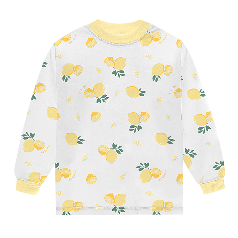 Σετ παιδικά βαμβακερά θερμικά εσώρουχα, unisex, με μεσαίο γιακά, χωρίς κουκούλα, 100% βαμβάκι, ελαφρύ για άνοιξη και φθινόπωρο