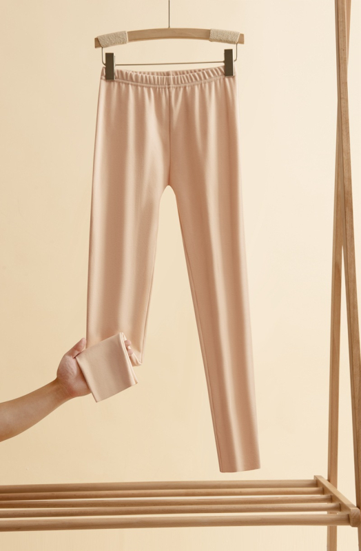 Pantaloni de iarnă pentru femei, velur dublu, căptușiți cu fleece, groși 201–250 g/m², 80–90% poliester