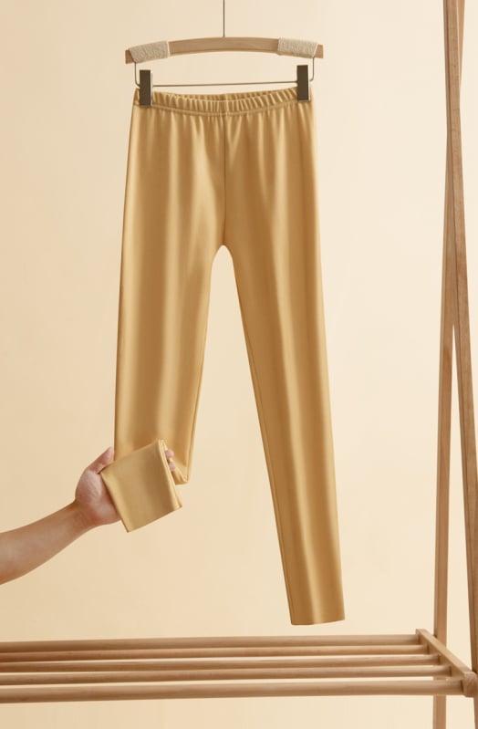 Pantaloni de iarnă pentru femei, velur dublu, căptușiți cu fleece, groși 201–250 g/m², 80–90% poliester