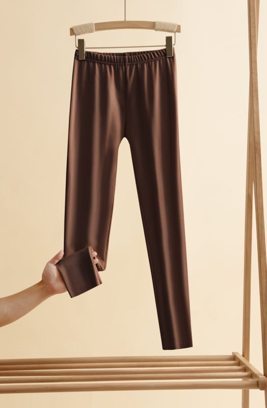 Pantaloni de iarnă pentru femei, velur dublu, căptușiți cu fleece, groși 201–250 g/m², 80–90% poliester