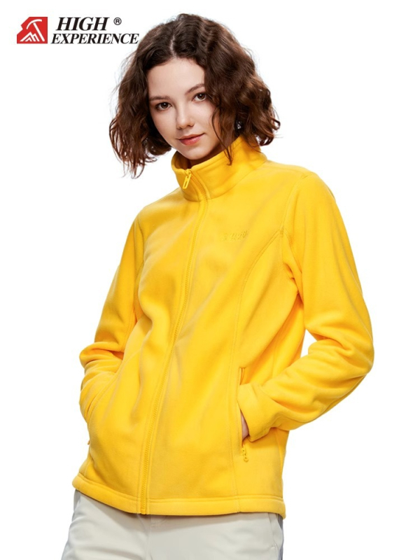 Унисекс поларен кардиган с вътрешна поларена подплата, топъл зимен слой за ски, колоездене и туризъм