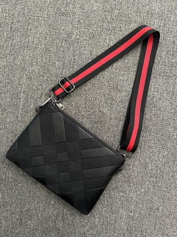 Mini Dragon PU vodootporna muška crossbody torba s geometrijskim uzorkom