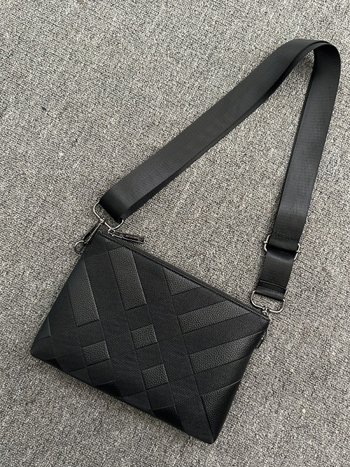 Mini Dragon PU vodootporna muška crossbody torba s geometrijskim uzorkom
