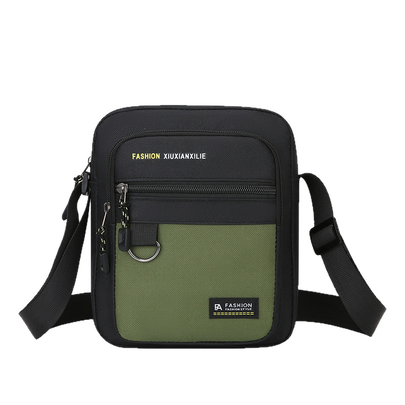Muška crossbody torba – gradski stil, Oxford tkanina, vodootporna, prozračna, ultra lagana, otporna na habanje