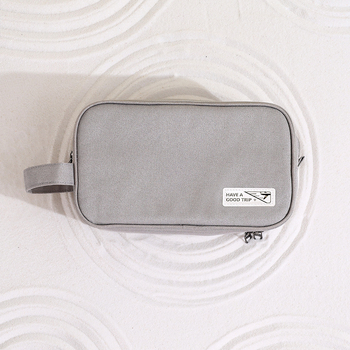 Geantă de toaletă pentru bărbați, cu separare uscat–umed, capacitate mare, din poliester, Guangyun