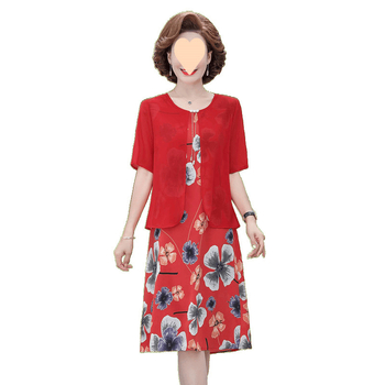 Ženska ljetna haljina od šifona i poliestera, A-linija, srednja duljina, polo ovratnik, kratki rukav, street-hipster stil