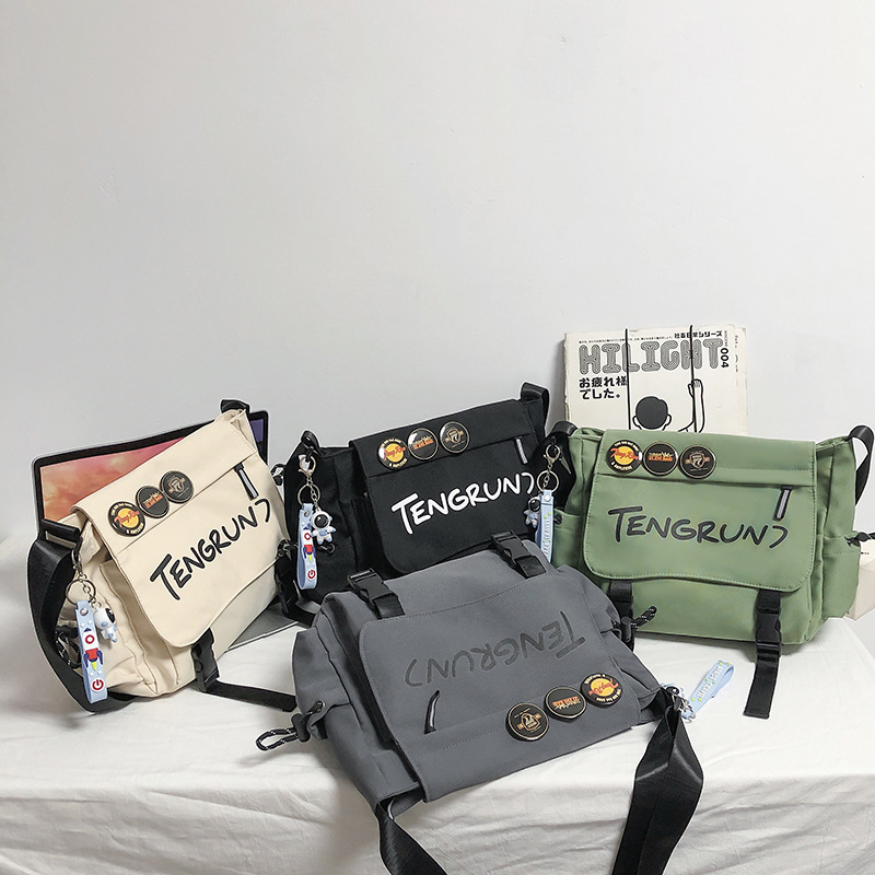 Muška crossbody torba - Poliester, Vodootporna, Najlonska podstava, Poslovni stil za putovanje