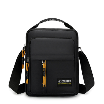 Muška crossbody torba, gradski minimalistički stil, Oxford tkanina, ultra lagana, podstava od poliestera, ljeto 2025 izdanje
