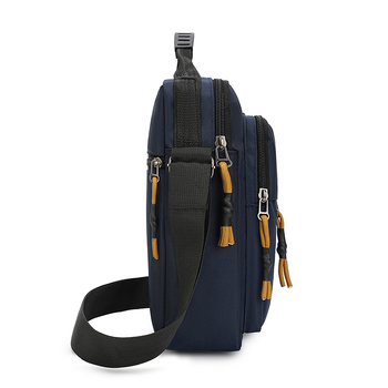 Muška crossbody torba, gradski minimalistički stil, Oxford tkanina, ultra lagana, podstava od poliestera, ljeto 2025 izdanje