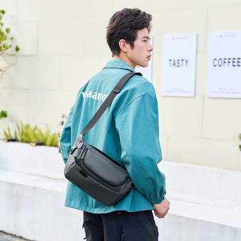 Geantă crossbody pentru bărbați – nailon, respirabilă, HDLH737, primăvara 2026