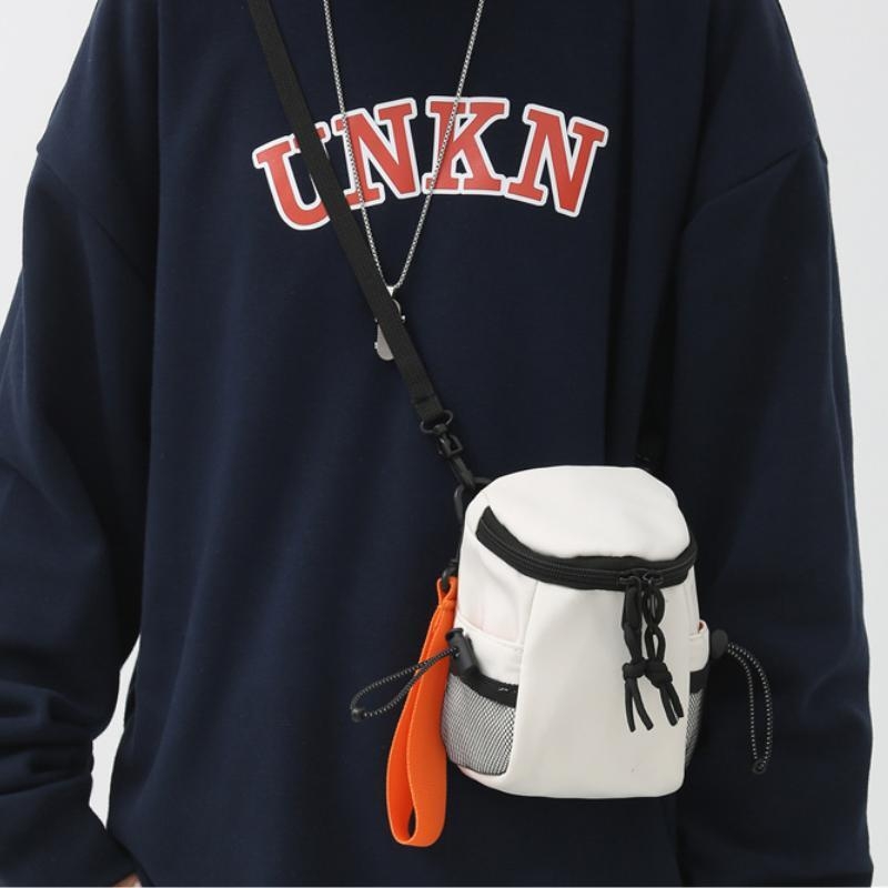 Lan Kannon LS863 Najlon Crossbody torba s vertikalnim kvadratnim siluetom - vodootporna, zatvarač, unutarnji džep za telefon, za muškarce