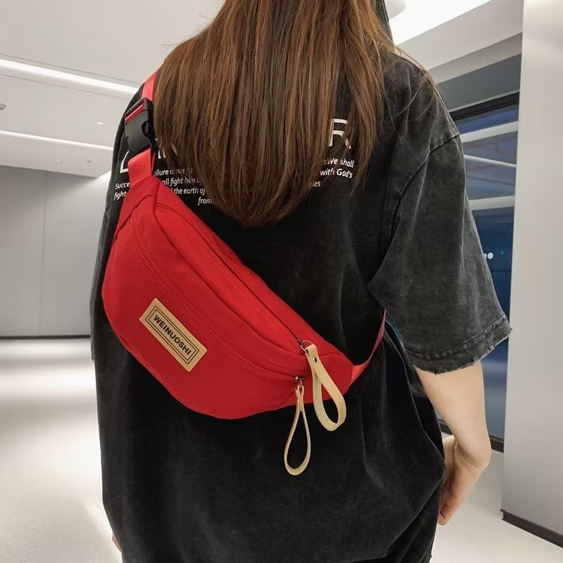 Geantă de talie pentru bărbați – Simplitate urbană (Nylon; Ultra-ușoară; căptușeală din poliester)