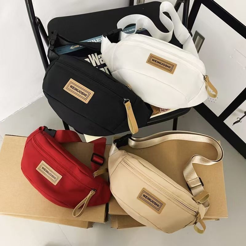 Geantă de talie pentru bărbați – Simplitate urbană (Nylon; Ultra-ușoară; căptușeală din poliester)