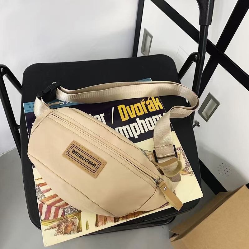 Geantă de talie pentru bărbați – Simplitate urbană (Nylon; Ultra-ușoară; căptușeală din poliester)