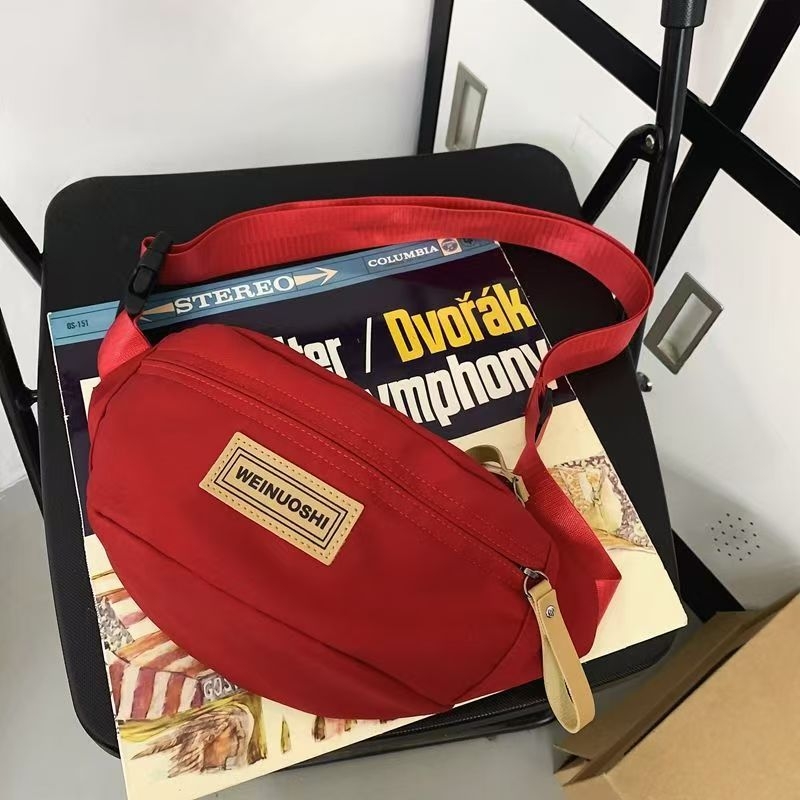 Geantă de talie pentru bărbați – Simplitate urbană (Nylon; Ultra-ușoară; căptușeală din poliester)