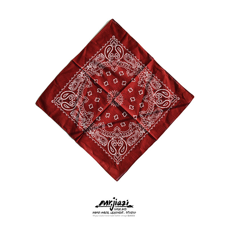 Pliš paisley kvadratna marama za glavu s kopčom — američki retro stil, traka za kosu, zaštita od sunca, proljeće