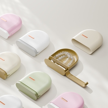 Κουτί αποθήκευσης ορθοδοντικών σιδερακιών με διαχωριστικά, φορητό ABS περίβλημα, εξαγόμενο σχέδιο για ενήλικες και παιδιά