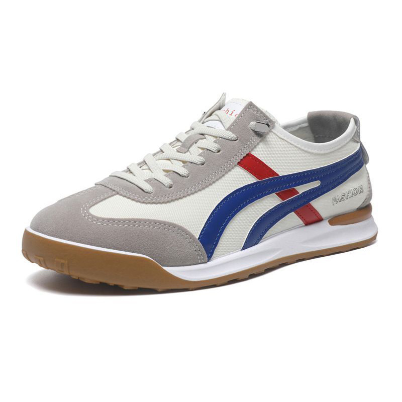 Ανδρικά καλοκαιρινά sneakers, διαπνέον καμβά επάνω μέρος, ελαφρύ χαμηλό προφίλ, casual παπούτσια με EVA πάτο και σόλα injection-molded