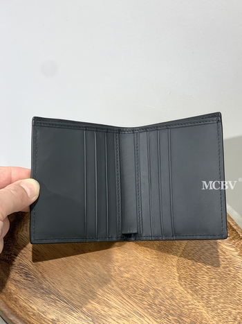 MCBV Novčanik od kože prvog sloja, ručno izrađen, s višestrukim pretincima za kartice i velikim kapacitetom