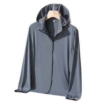 Unisex ljetna windbreaker jakna s UV zaštitom UPF50+, najlon, prozračna, brzo sušeća, ultra lagana
