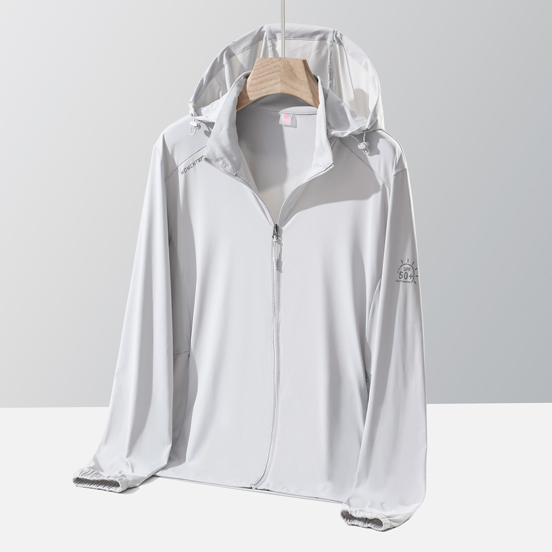 Unisex ljetna windbreaker jakna s UV zaštitom UPF50+, najlon, prozračna, brzo sušeća, ultra lagana