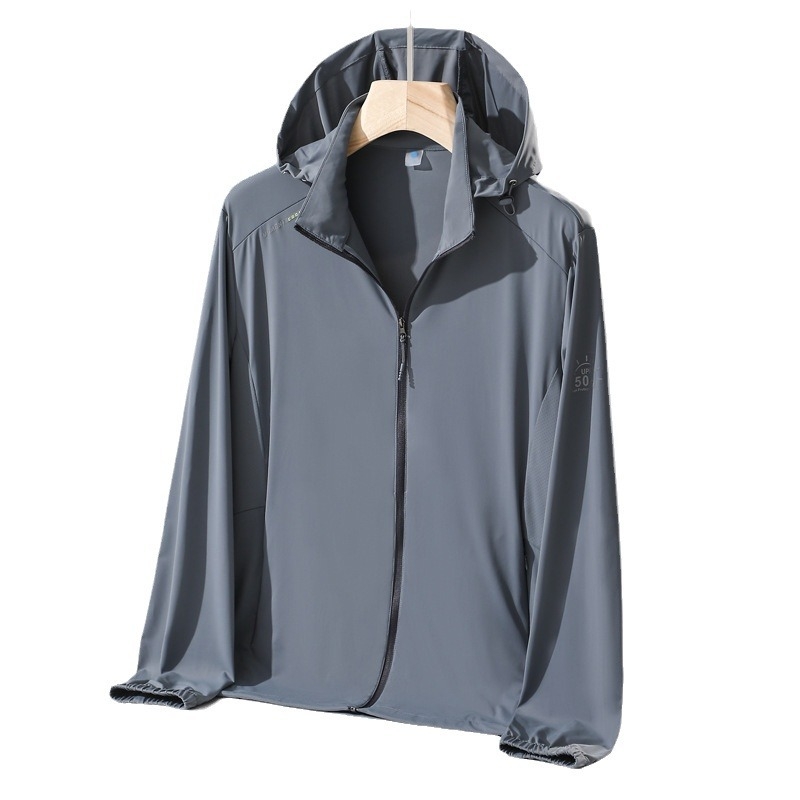 Unisex ljetna windbreaker jakna s UV zaštitom UPF50+, najlon, prozračna, brzo sušeća, ultra lagana