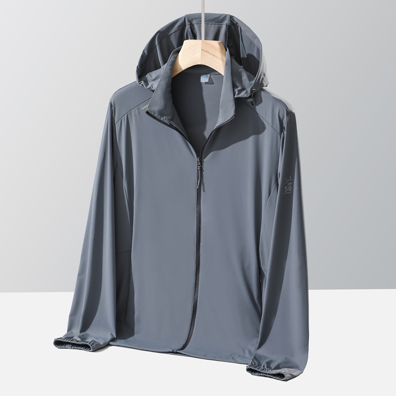 Unisex ljetna windbreaker jakna s UV zaštitom UPF50+, najlon, prozračna, brzo sušeća, ultra lagana