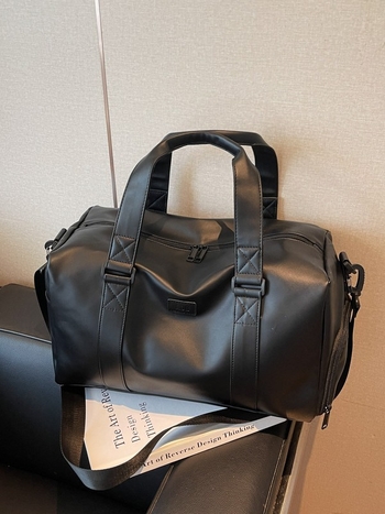 Unisex PU kožna torba za poslovna putovanja, nosiva preko ramena i crossbody, kapacitet 36–55 L, otporna na habanje, podstava od poliestera