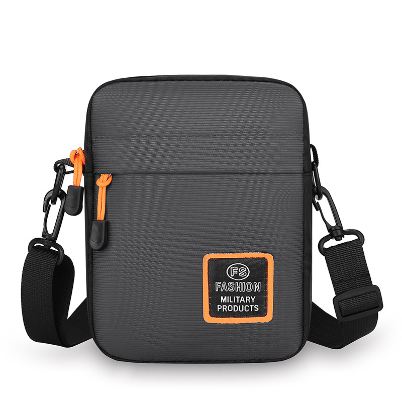 Férfi keresztpántos táska — városi egyszerűség; Anyag: Oxford szövet; Funkciók: ultrakönnyű, bővíthető; Mintázat: egyszínű; Belső: poliészter