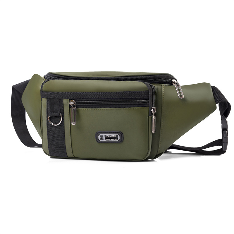 Muška torbica za prsa — gradski jednostavan stil, Oxford platno, prozračna podstava, velika kapaciteta, crossbody dizajn