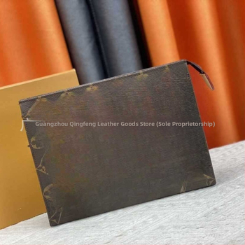 Geantă clutch unisex din PU – ultra-ușoară, capacitate mare, model cu litere, căptușeală din poliester